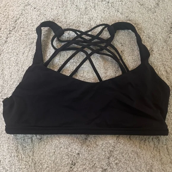 Lululemon Black Free To Be Wild Bra - Picture 1 of 3
